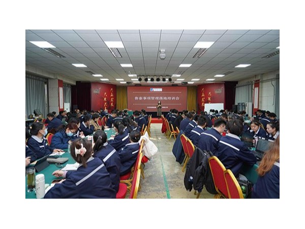 『集團(tuán)資訊』魯泰建材集團(tuán)舉辦“事項(xiàng)管理”試點(diǎn)推進(jìn)專題培訓(xùn)