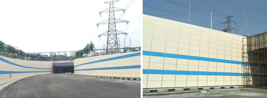 廣東黃浦區港前路南海神廟—隧道裝飾板項目